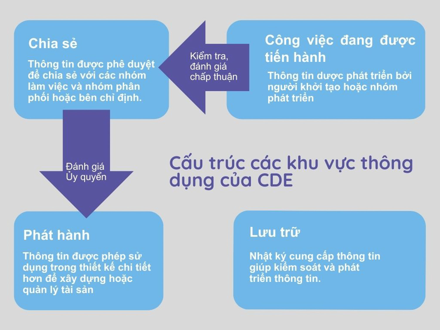 Cấu trúc các khu vực thông dụng của CED